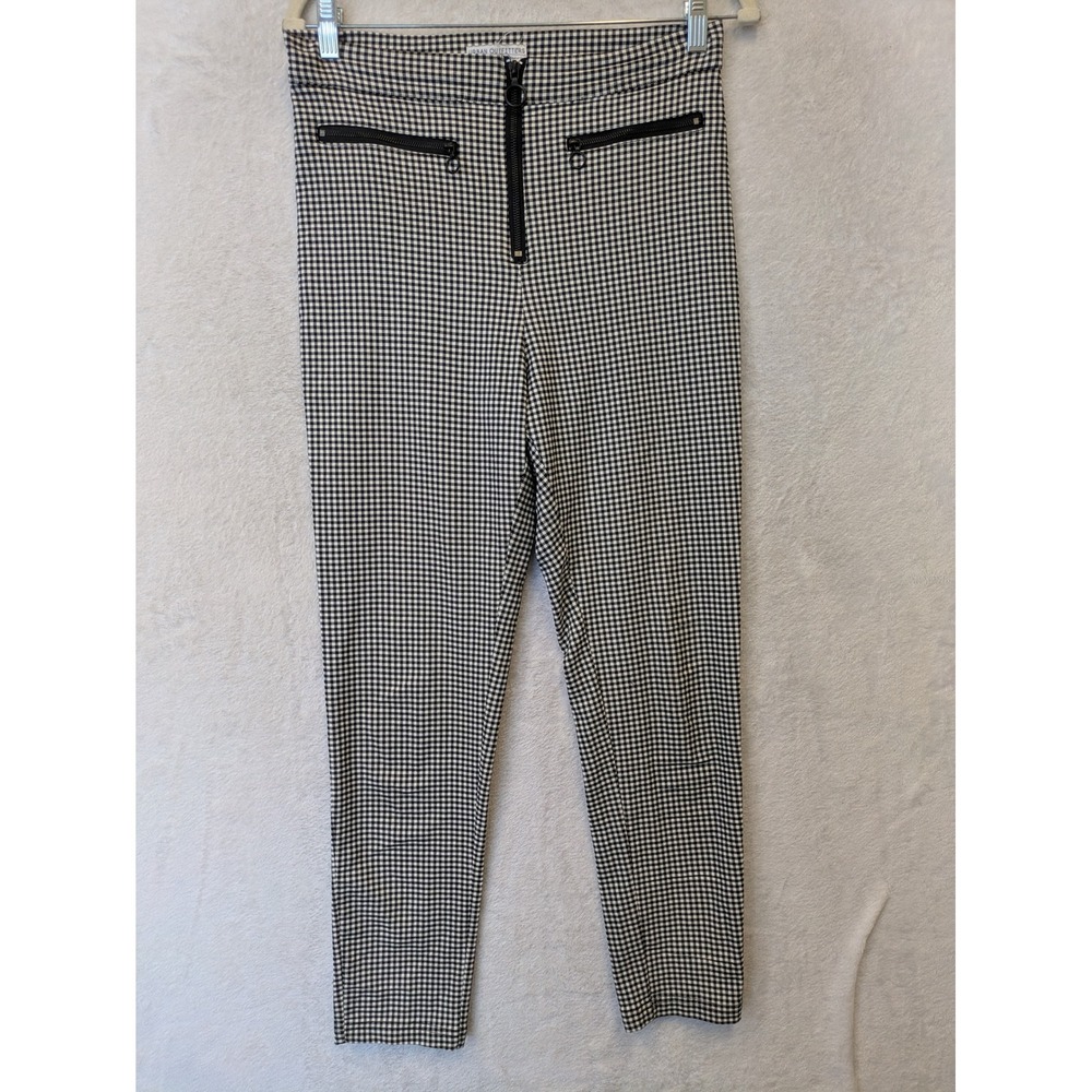 Urban Outfitters Pants Women's 8 Black White Gingham High Rise